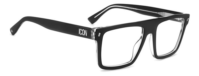 Occhiali da Vista Dsquared2 ICON 0012 Neri Uomo | Stile Distintivo