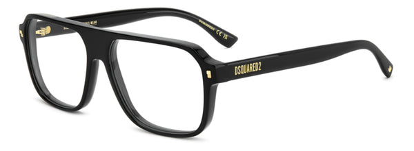 Occhiali da Vista Uomo DSQUARED2 Neri D2 0203 Originali