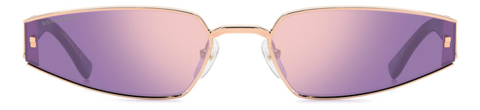 Occhiali da Sole DSQUARED2 Donna Oro 207904 D2 0168/S Originali