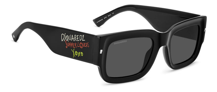 Occhiali da Sole Uomo Dsquared2 Neri 208203 - Stile Iconico