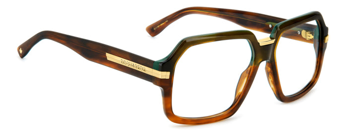 Occhiali da Vista Uomo Dsquared2 D2 0162 Neri - Stile Distintivo