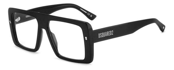 WOMEN'S EYEGLASSES DSQUARED2 D2 0025 - 807 BLACK 