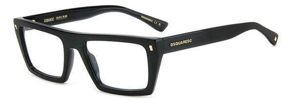 WOMEN'S EYEGLASSES DSQUARED2 D2 0025 - 807 BLACK 