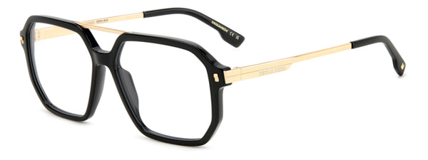 WOMEN'S EYEGLASSES DSQUARED2 D2 0025 - 807 BLACK 