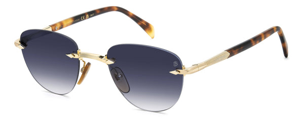 Occhiali da Sole David Beckham Uomo Oro DB 1224/S | Originali