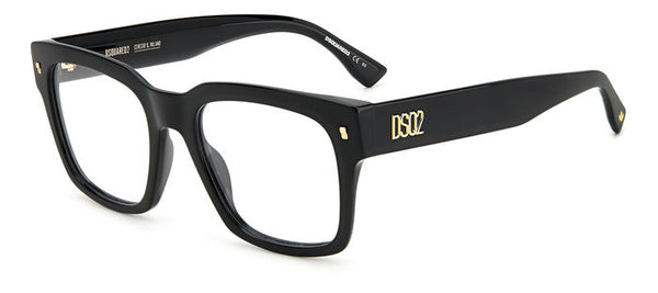 WOMEN'S EYEGLASSES DSQUARED2 D2 0025 - 807 BLACK 