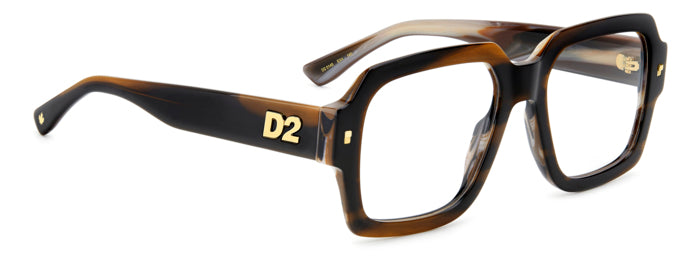 Occhiali da Vista Uomo DSQUARED2 D2 0148 Neri Originali
