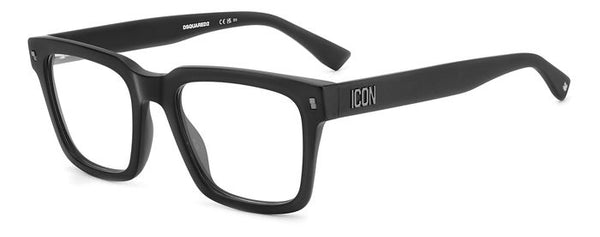 Occhiali da vista uomo Dsquared2 ICON 0013 Neri | Stile Distintivo