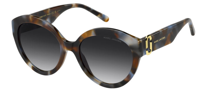 Occhiali da sole Marc Jacobs MARC 882/S marroni da donna, montatura in acetato effetto tartarugato con lenti scure e logo sul