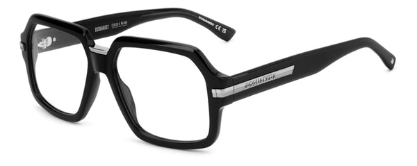 Occhiali da Vista Uomo Dsquared2 D2 0162 Neri - Stile Distintivo