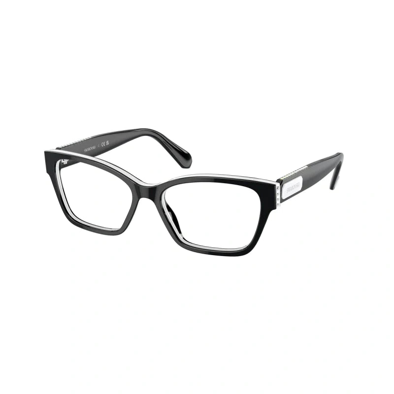SWAROVSKI SK 2013 - 1015 NERO BIANCO | OCCHIALE DA VISTA DONNA CALIBRO 54