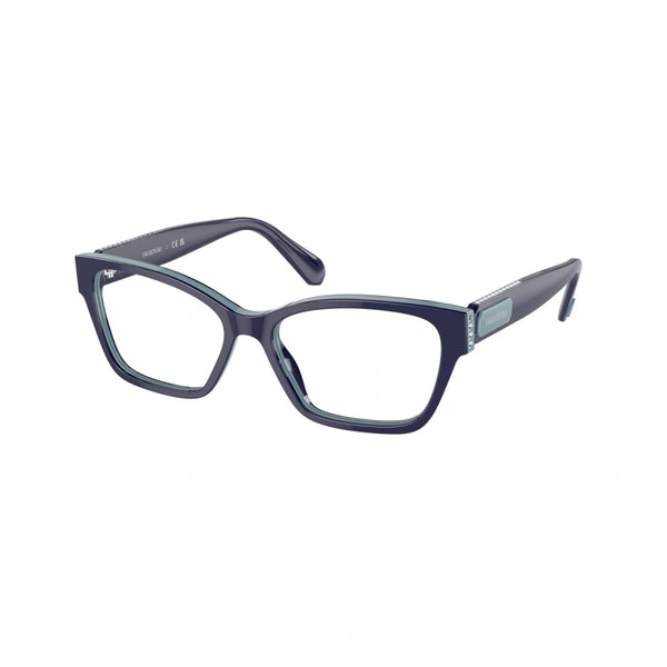 SWAROVSKI SK 2013 - 1018 BORDEAUX/NERO | OCCHIALE DA VISTA DONNA CALIBRO 52