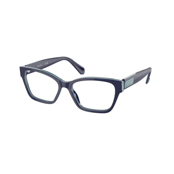 SWAROVSKI SK 2013 - 1018 BORDEAUX/NERO | OCCHIALE DA VISTA DONNA CALIBRO 54
