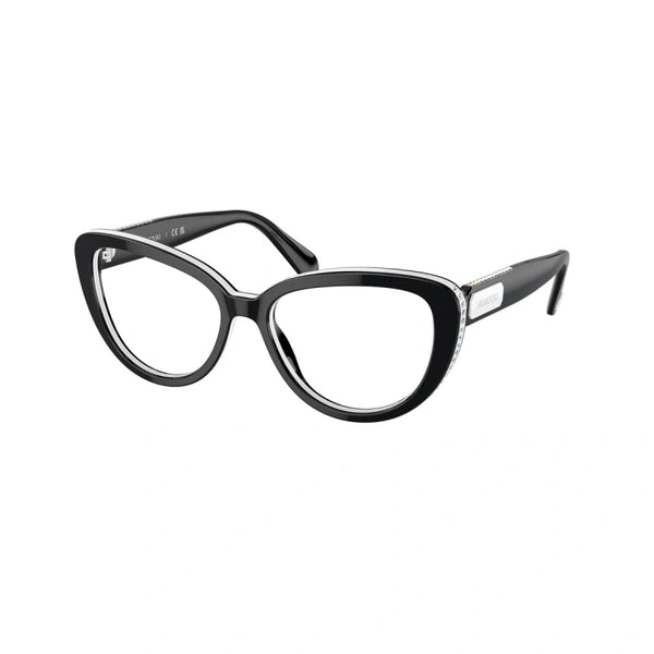 SWAROVSKI SK 2014 - 1015 NERO BIANCO | OCCHIALE DA VISTA DONNA CALIBRO 52