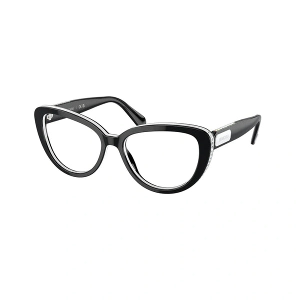 SWAROVSKI SK 2014 - 1015 NERO BIANCO | OCCHIALE DA VISTA DONNA CALIBRO 54