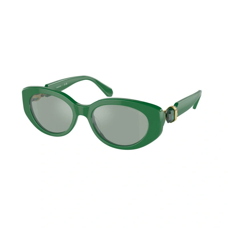 SWAROVSKI SK 6002 - 10079C DARK GREEN | WOMEN'S SUNGLASSES, CALIBER 53 
