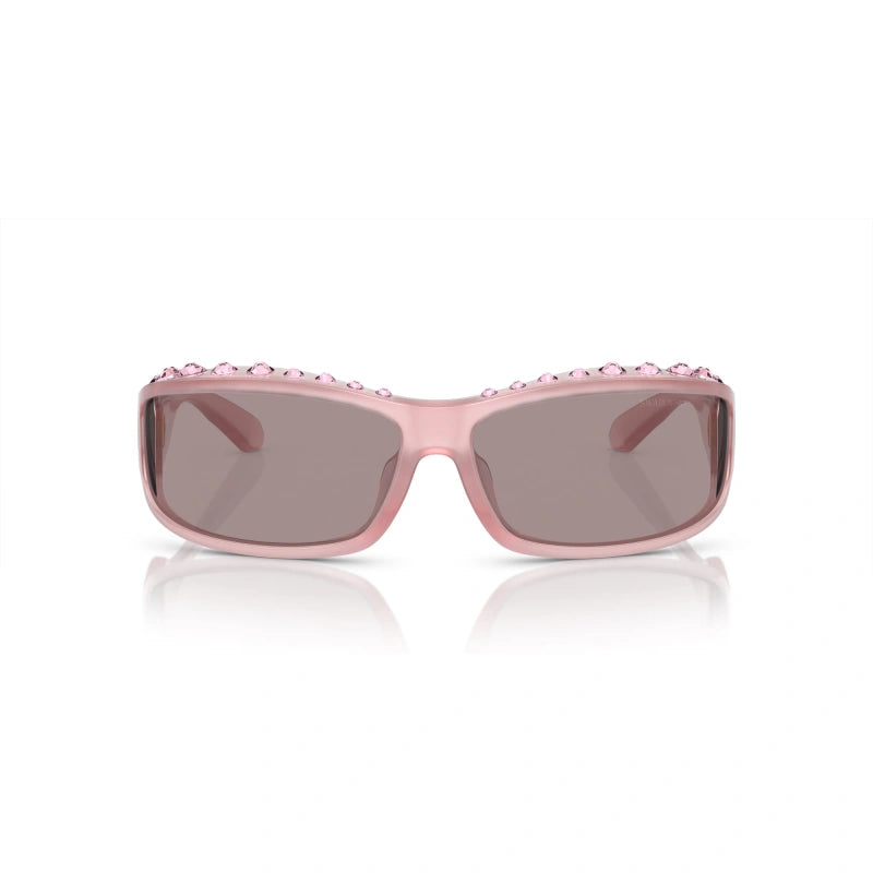 SWAROVSKI SK 6009 - 10317N ROSA CHIARO OPALINO | OCCHIALE DA SOLE DONNA CALIBRO 73