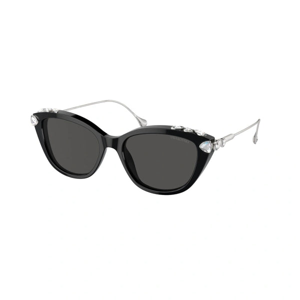 SWAROVSKI SK 6010 - 103887 NERO | OCCHIALE DA SOLE DONNA CALIBRO 53