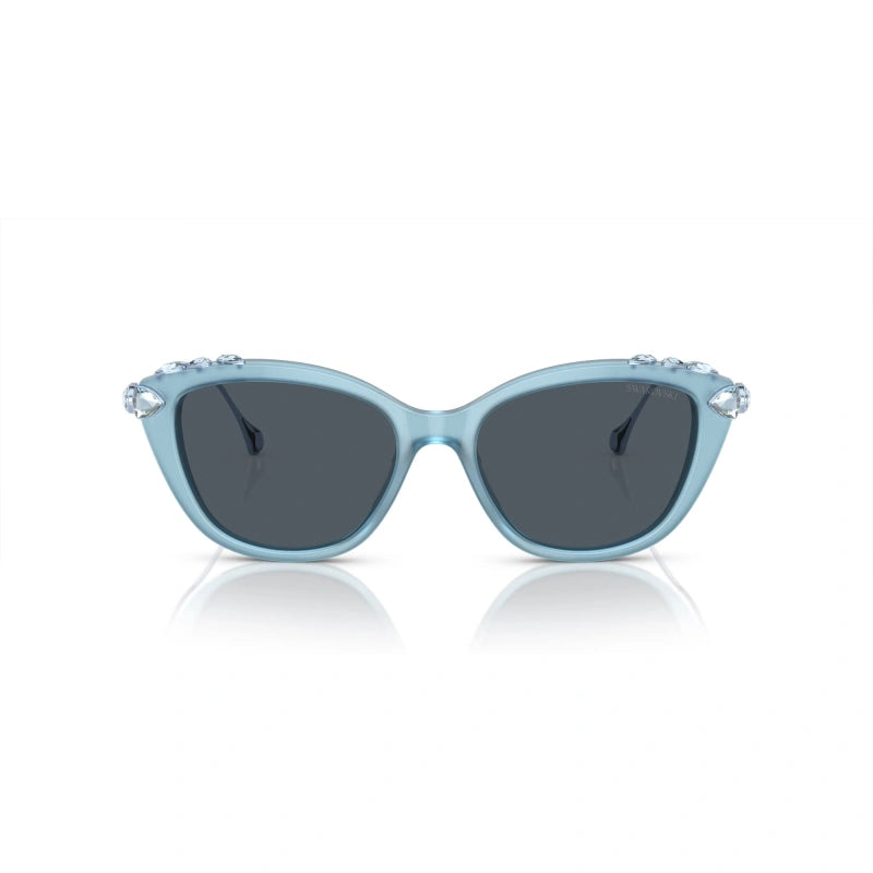 SWAROVSKI SK 6010 - 200487 AZZURRO OPALINO | OCCHIALE DA SOLE DONNA CALIBRO 53