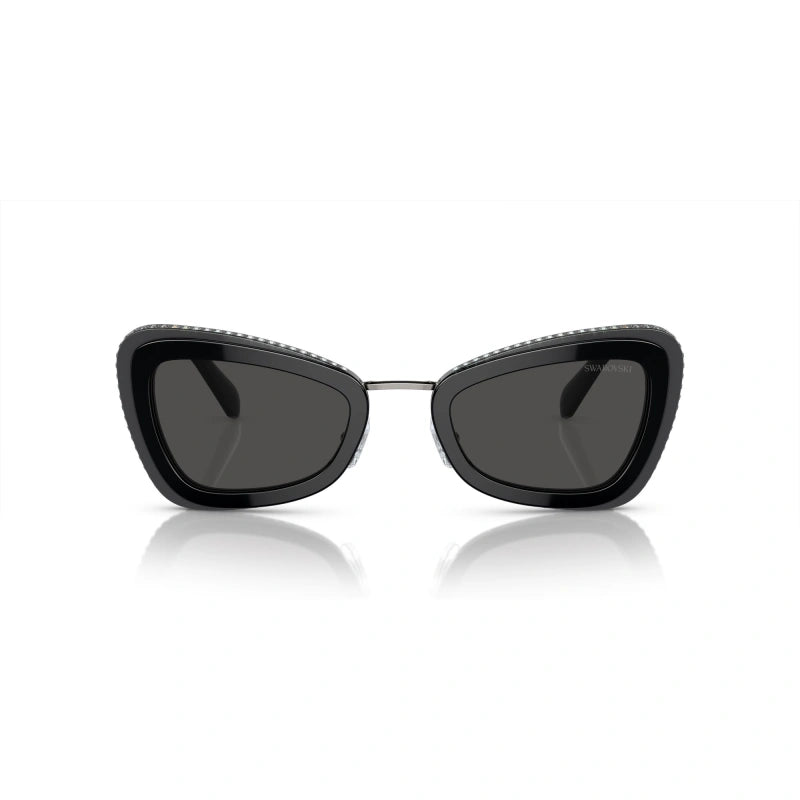 SWAROVSKI SK 6012 - 101087 NERO/GRIGIO | OCCHIALE DA SOLE DONNA CALIBRO 52
