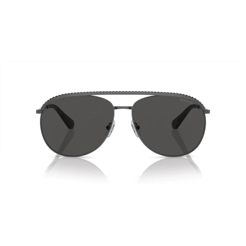 SWAROVSKI SK 7005 - 401187 ARGENTO SCURO | OCCHIALE DA SOLE DONNA CALIBRO 61