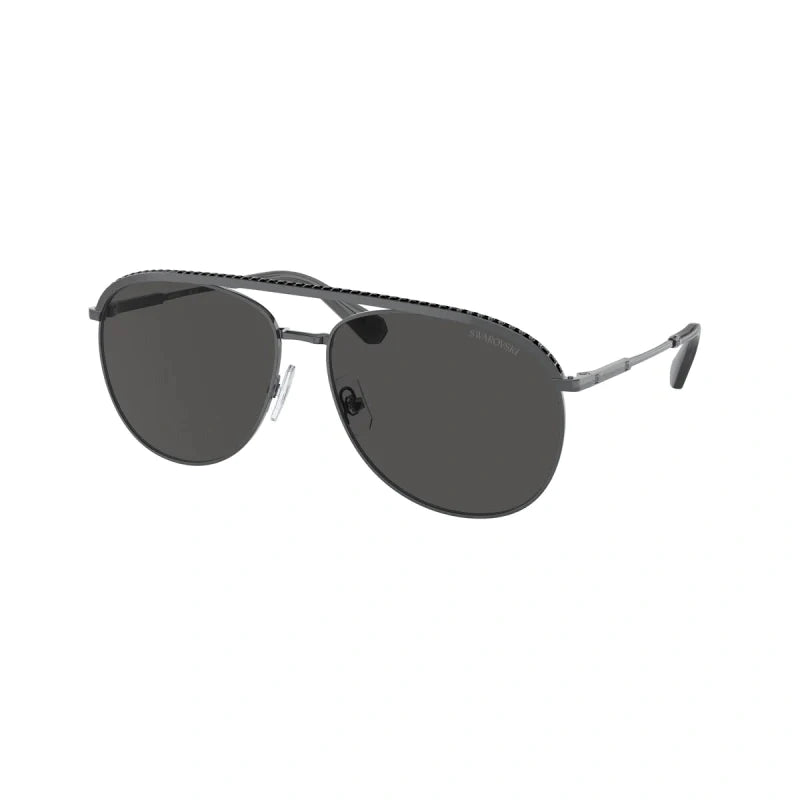 SWAROVSKI SK 7005 - 401187 ARGENTO SCURO | OCCHIALE DA SOLE DONNA CALIBRO 61