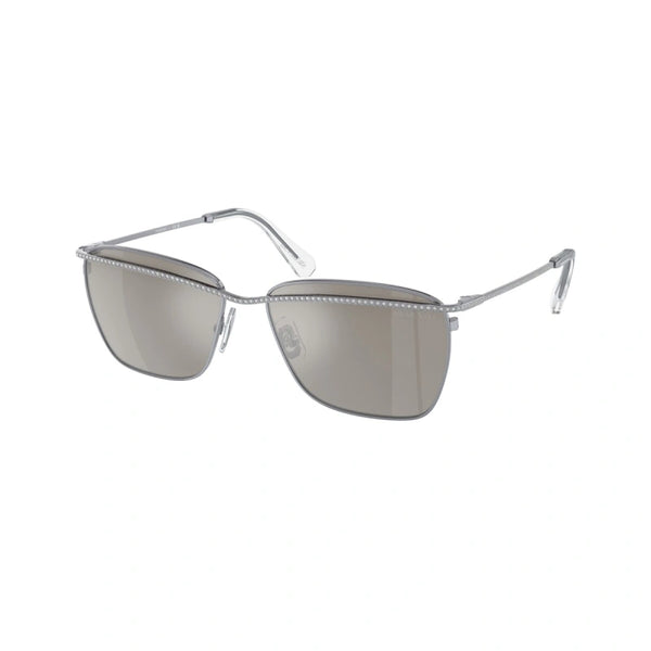 SWAROVSKI SK 7006 - 40116G ARGENTO SCURO | OCCHIALE DA SOLE DONNA CALIBRO 58