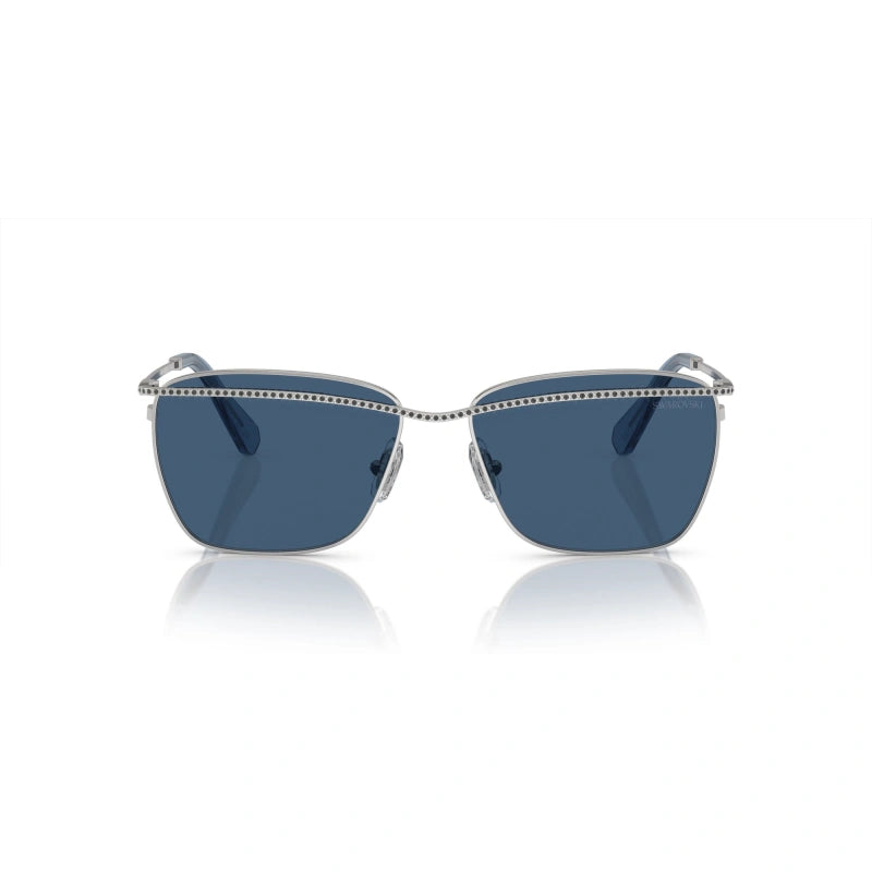 SWAROVSKI SK 7006 - 401555 ARGENTO SCURO | OCCHIALE DA SOLE DONNA CALIBRO 58
