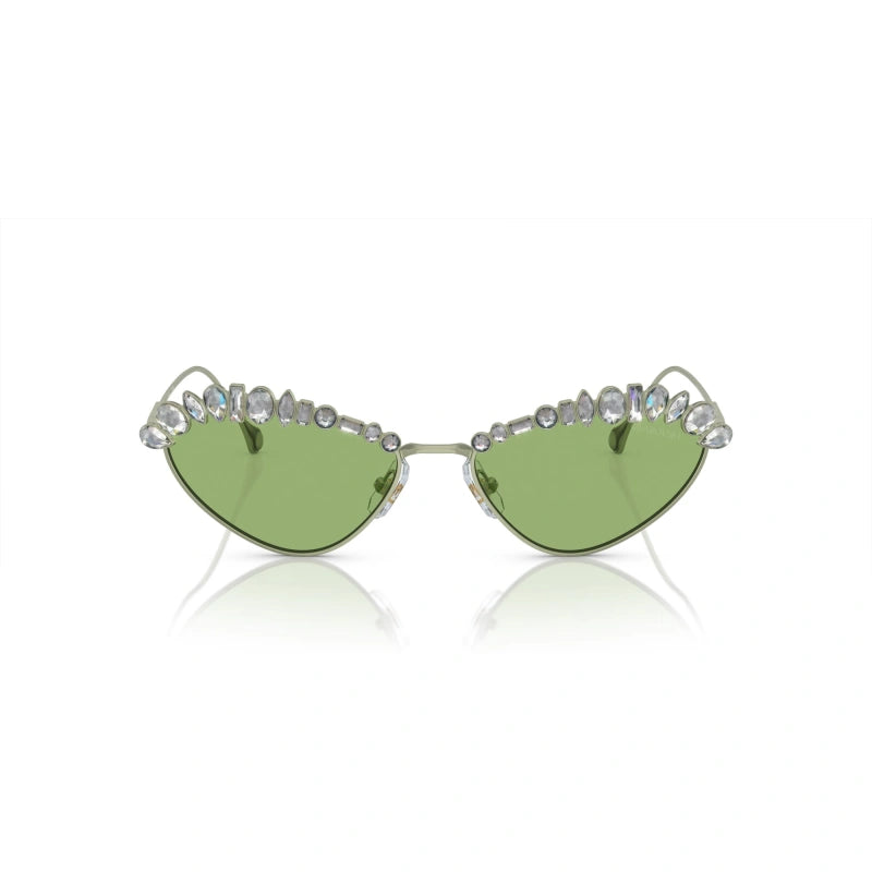 SWAROVSKI SK 7009 - 4018/2 VERDE OPACO | OCCHIALE DA SOLE DONNA CALIBRO 55