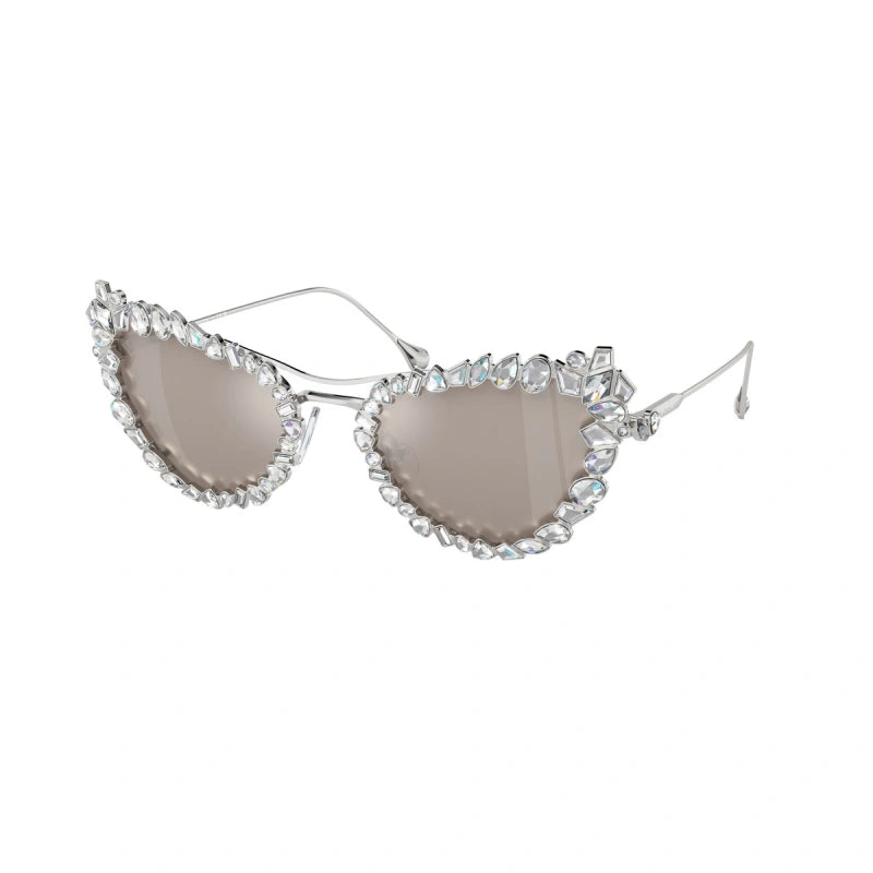 SWAROVSKI SK 7011 - 4001AP SILVER | WOMEN'S SUNGLASSES, CALIBER 56 