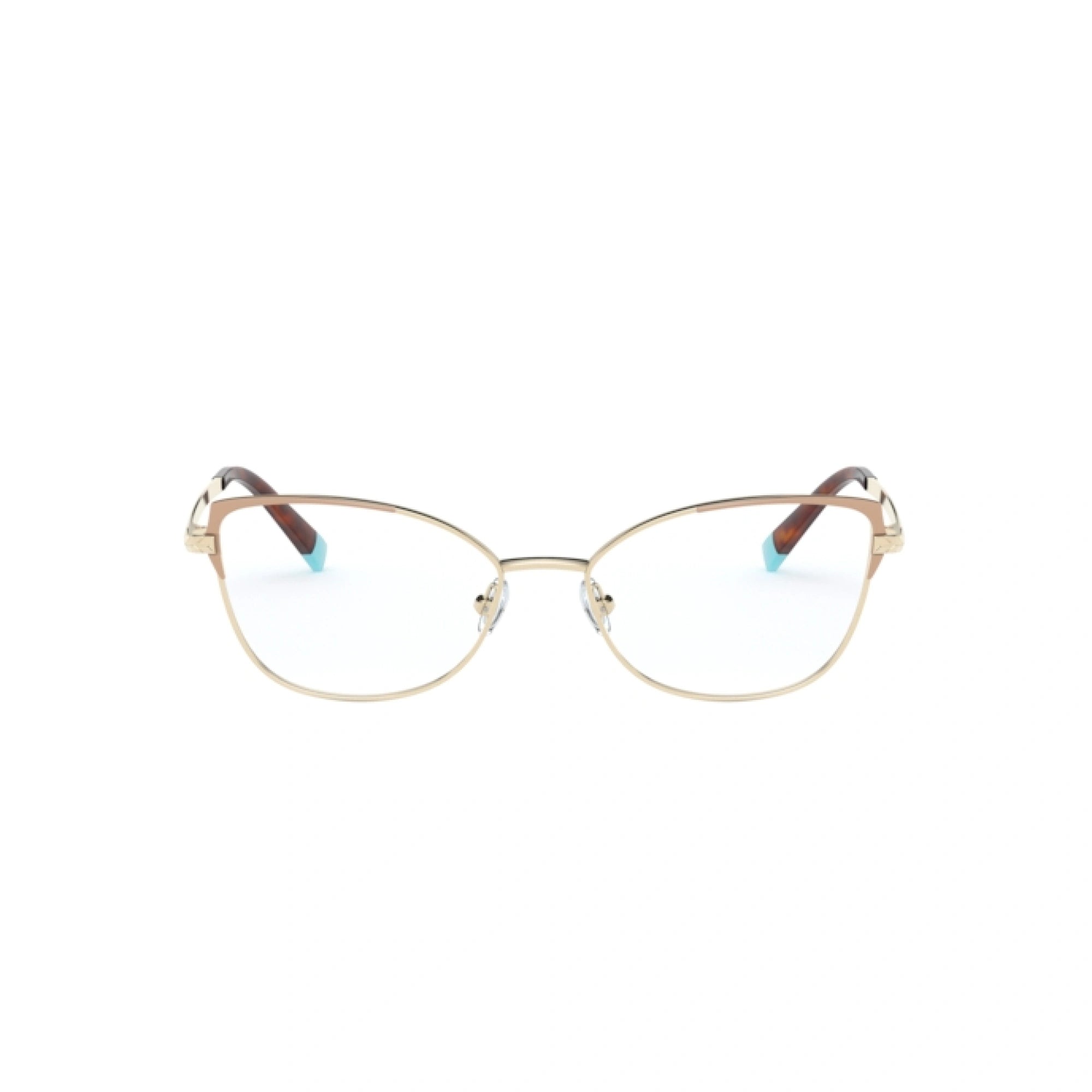 TIFFANY TF 1136 - 6150 MARRONE CHIARO OPACO / ORO PALLIDO | OCCHIALE DA VISTA DONNA | CALIBRO 53