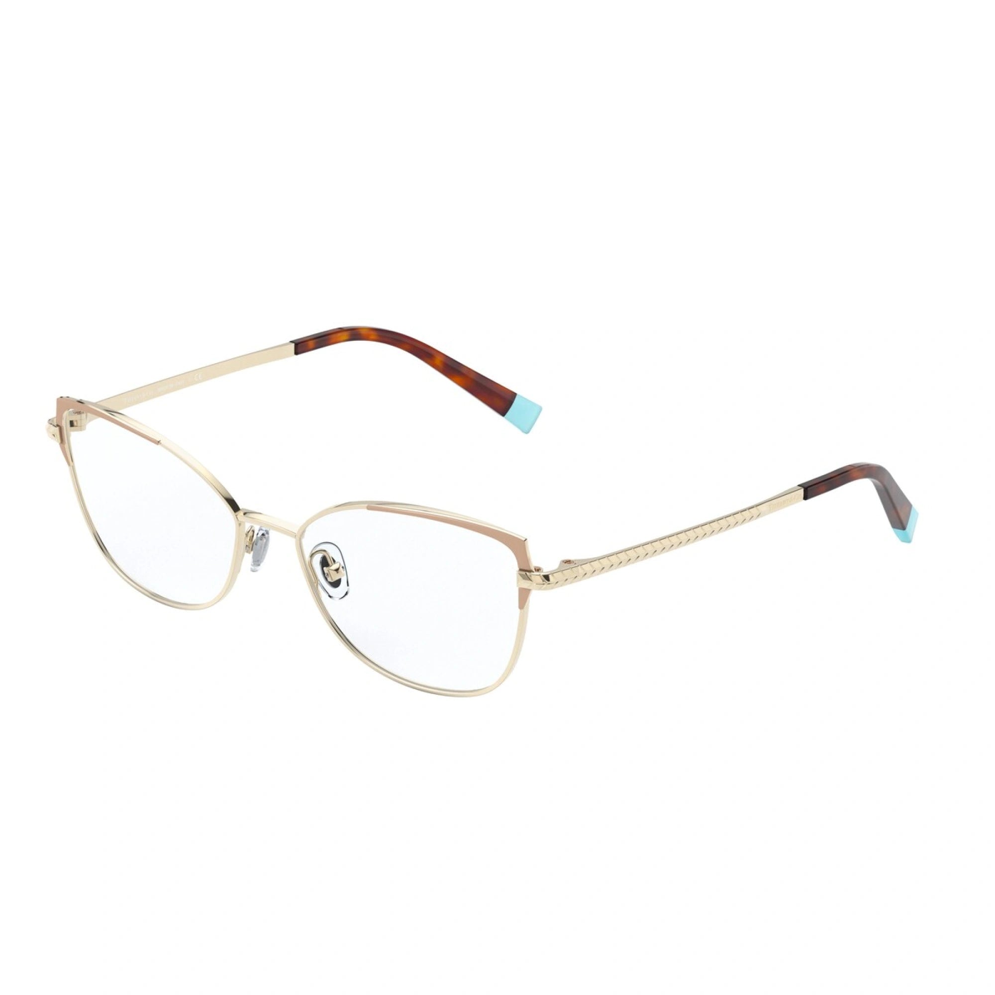 TIFFANY TF 1136 - 6150 MARRONE CHIARO OPACO / ORO PALLIDO | OCCHIALE DA VISTA DONNA | CALIBRO 53