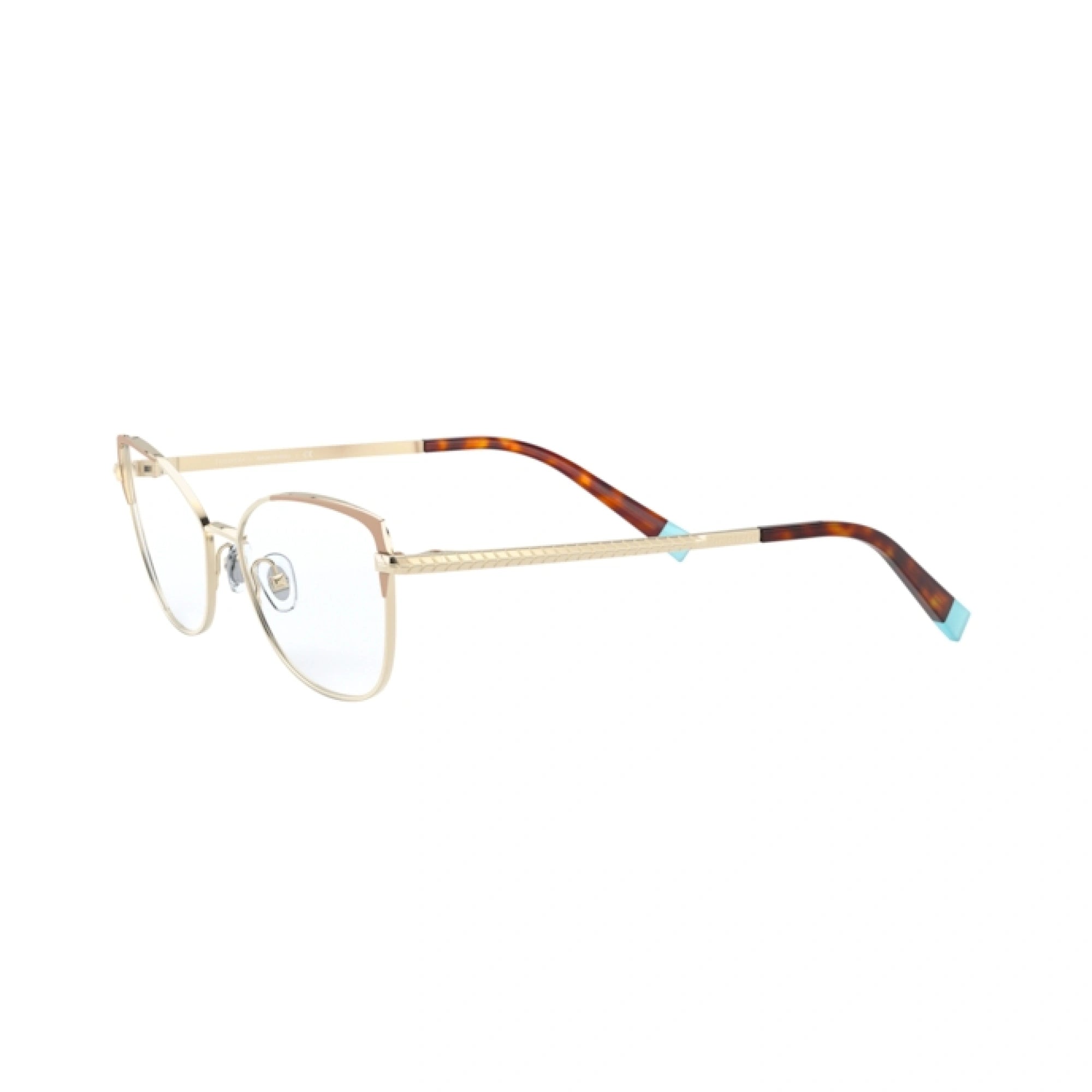 TIFFANY TF 1136 - 6150 MARRONE CHIARO OPACO / ORO PALLIDO | OCCHIALE DA VISTA DONNA | CALIBRO 53