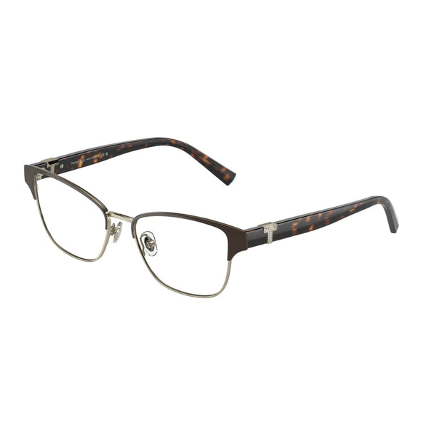 TIFFANY TF 1152B - 6021 MARRONE SU ORO PALLIDO | OCCHIALE DA VISTA DONNA | CALIBRO 52