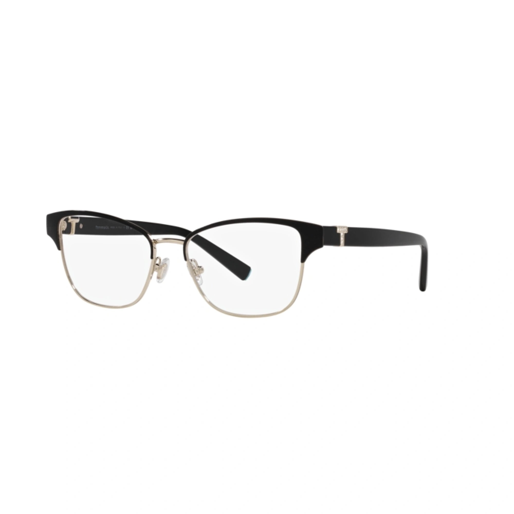 TIFFANY TF 1152B - 6166 NERO SU ORO PALLIDO | OCCHIALE DA VISTA DONNA | CALIBRO 52