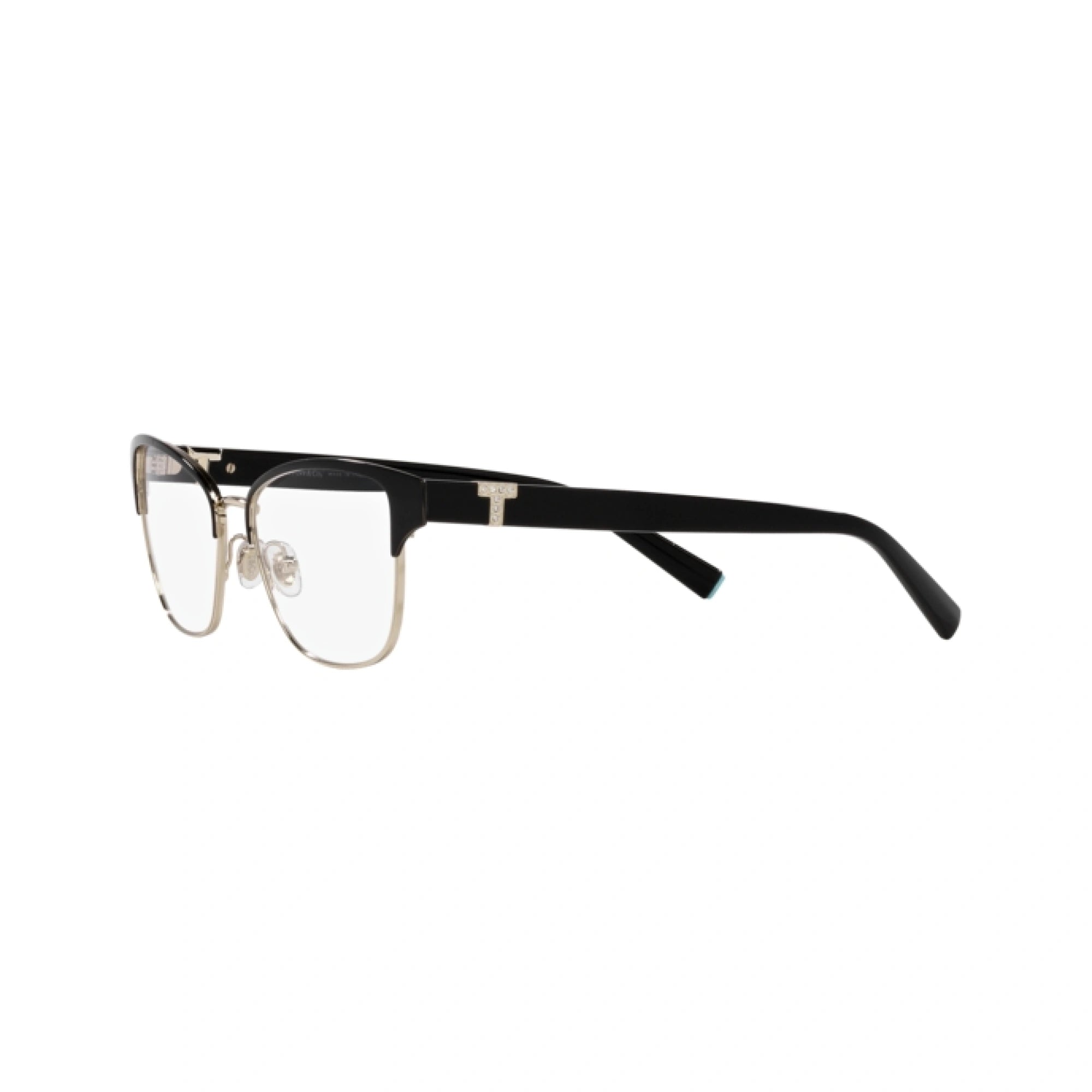 TIFFANY TF 1152B - 6166 NERO SU ORO PALLIDO | OCCHIALE DA VISTA DONNA | CALIBRO 52