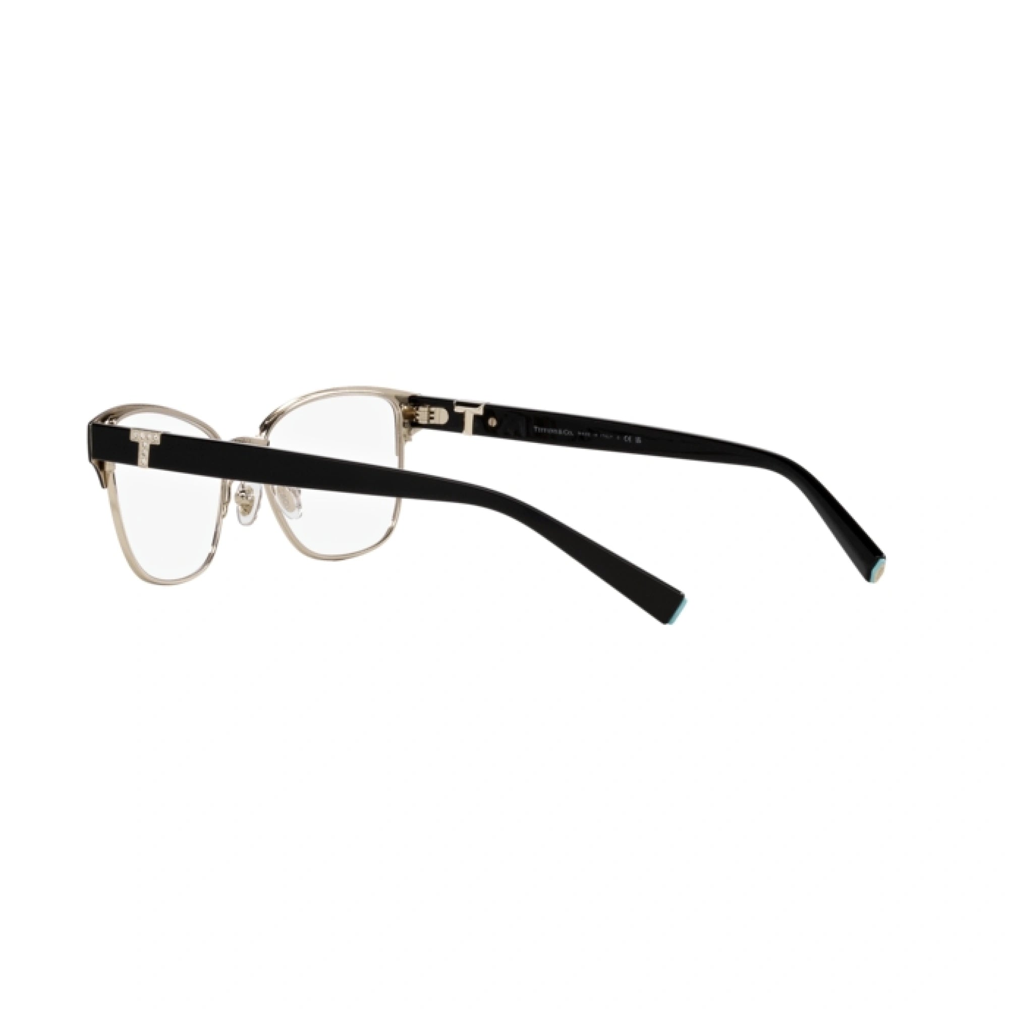 TIFFANY TF 1152B - 6166 NERO SU ORO PALLIDO | OCCHIALE DA VISTA DONNA | CALIBRO 52