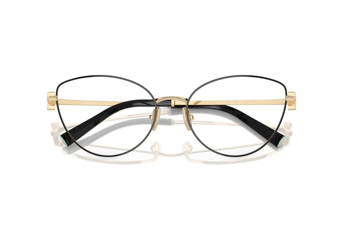 OCCHIALE DA VISTA DONNA | TIFFANY TF 1159B - 6164 NERO SU ORO PALLIDO - CALIBRO 54