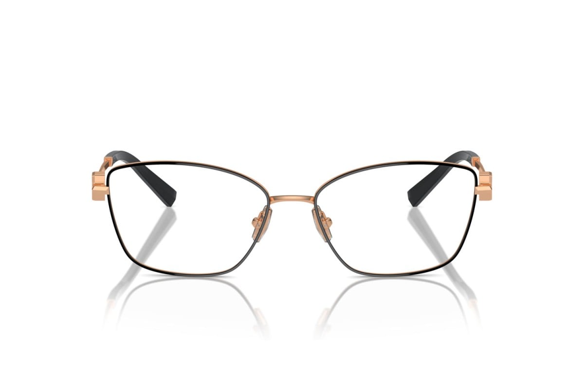 OCCHIALE DA VISTA DONNA | TIFFANY TF 1160B - 6162 NERO SU ORO ROSA - CALIBRO 54