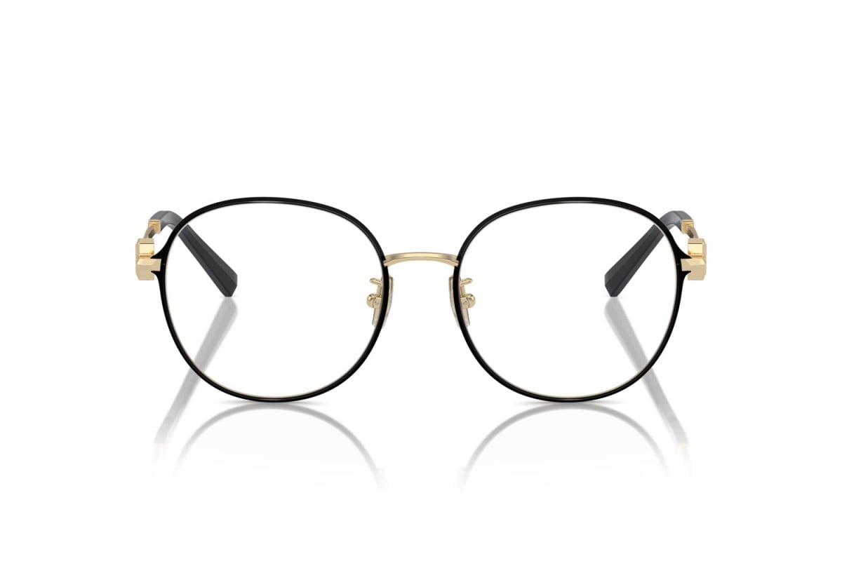 OCCHIALE DA VISTA DONNA | TIFFANY TF 1161D - 6164 NERO SU ORO PALLIDO - CALIBRO 53