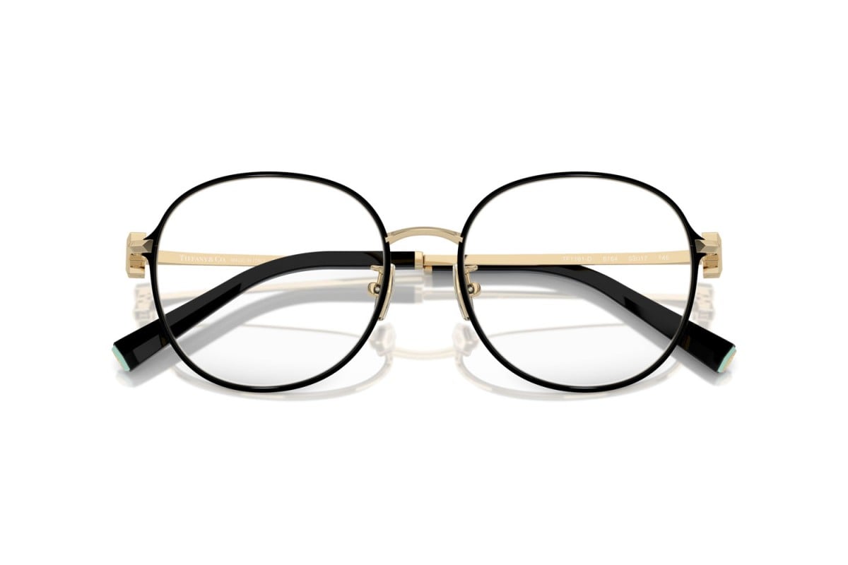 OCCHIALE DA VISTA DONNA | TIFFANY TF 1161D - 6164 NERO SU ORO PALLIDO - CALIBRO 53