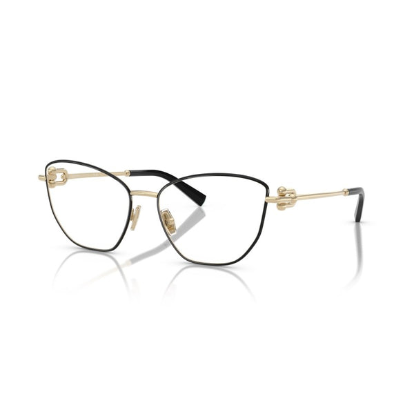 OCCHIALE DA VISTA DONNA | TIFFANY TF 1166 - 6164 NERO SU ORO PALLIDO - CALIBRO 57