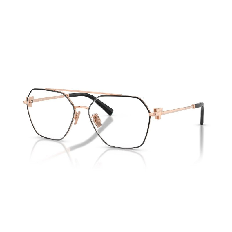 OCCHIALE DA VISTA UNISEX | TIFFANY TF 1169 - 6105 NERO SU ORO ROSA - CALIBRO 57