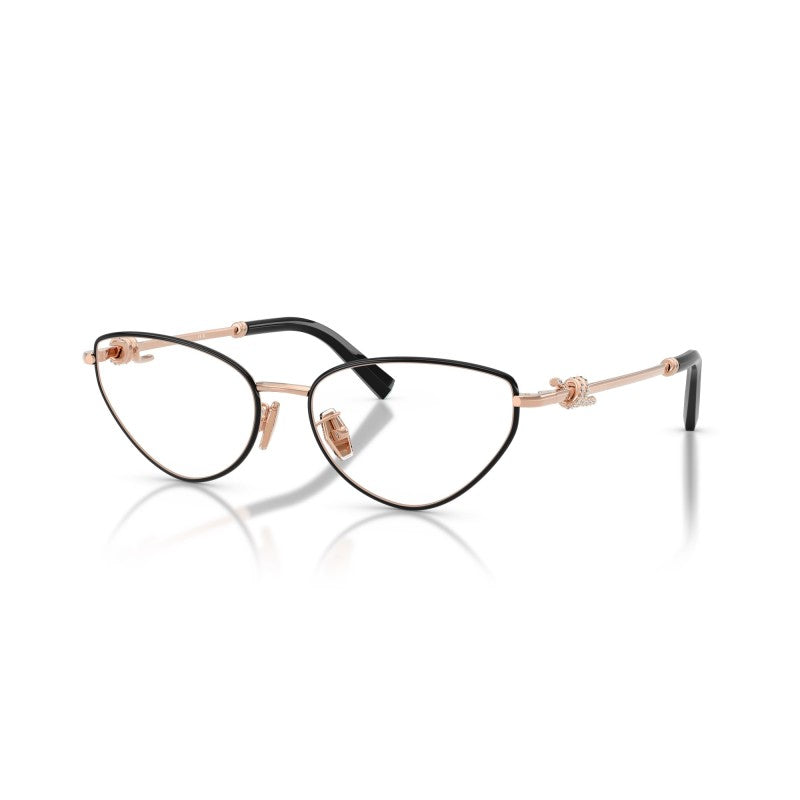 OCCHIALE DA VISTA DONNA | TIFFANY TF 1172B - 6162 NERO SU ORO ROSA - CALIBRO 54