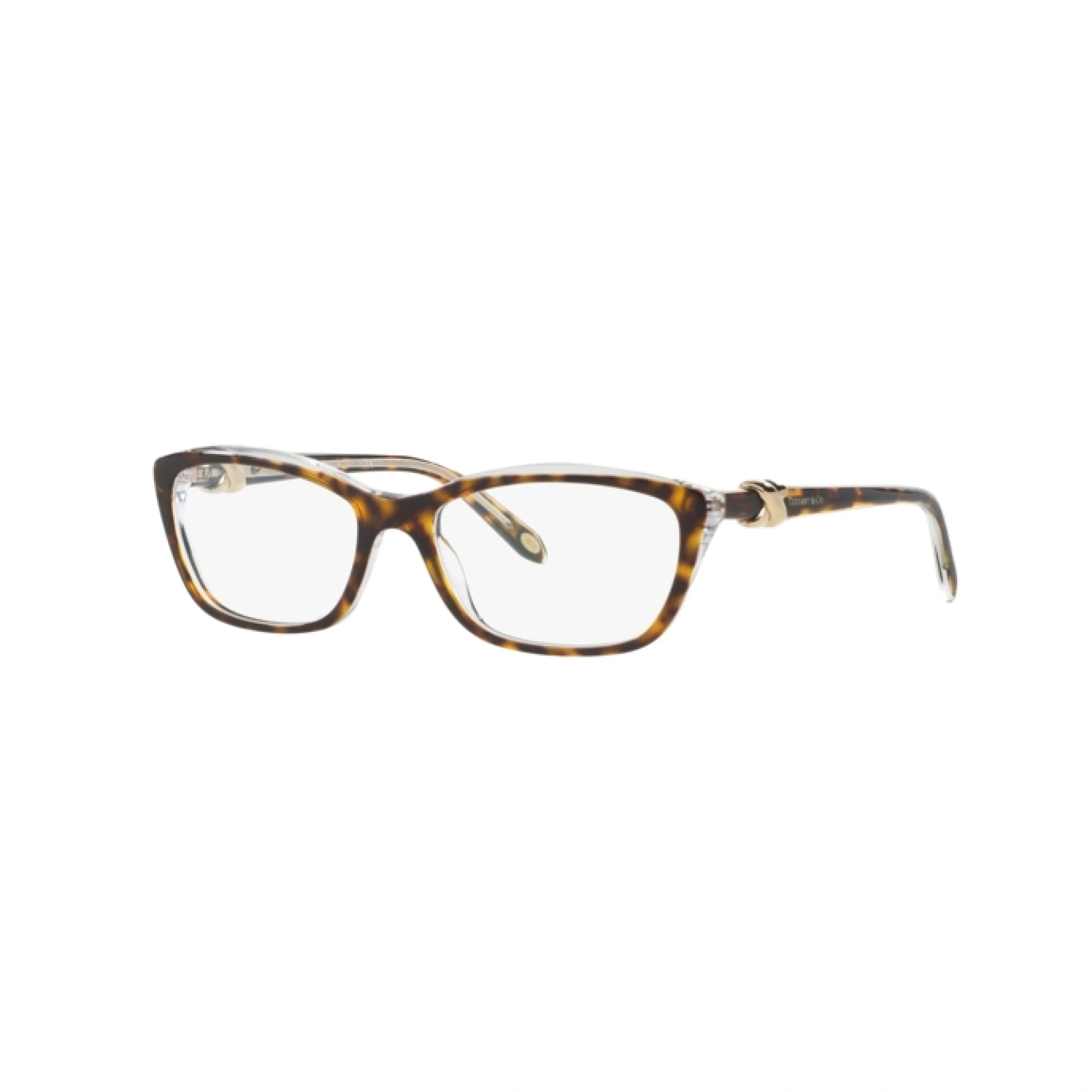 TIFFANY TF 2074 - 8155 HAVANA / TRASPARENTE | OCCHIALE DA VISTA DONNA | CALIBRO 52