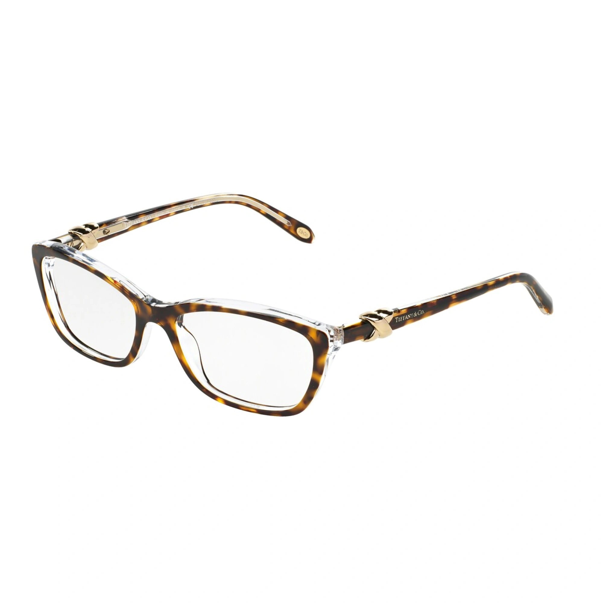 TIFFANY TF 2074 - 8155 HAVANA / TRASPARENTE | OCCHIALE DA VISTA DONNA | CALIBRO 52