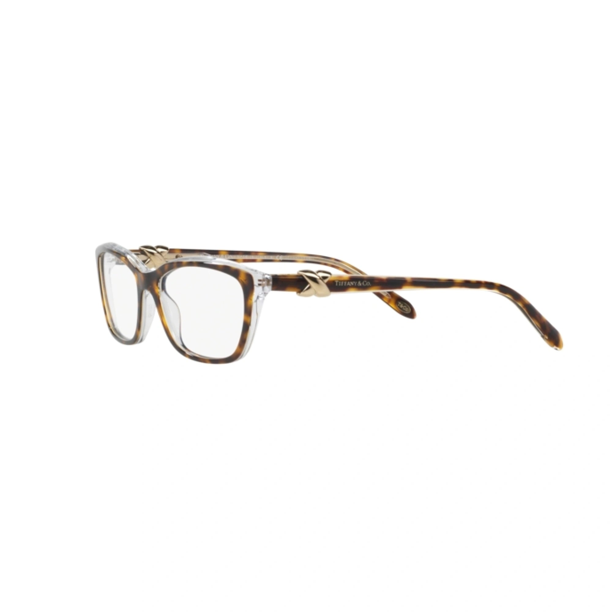 TIFFANY TF 2074 - 8155 HAVANA / TRASPARENTE | OCCHIALE DA VISTA DONNA | CALIBRO 52