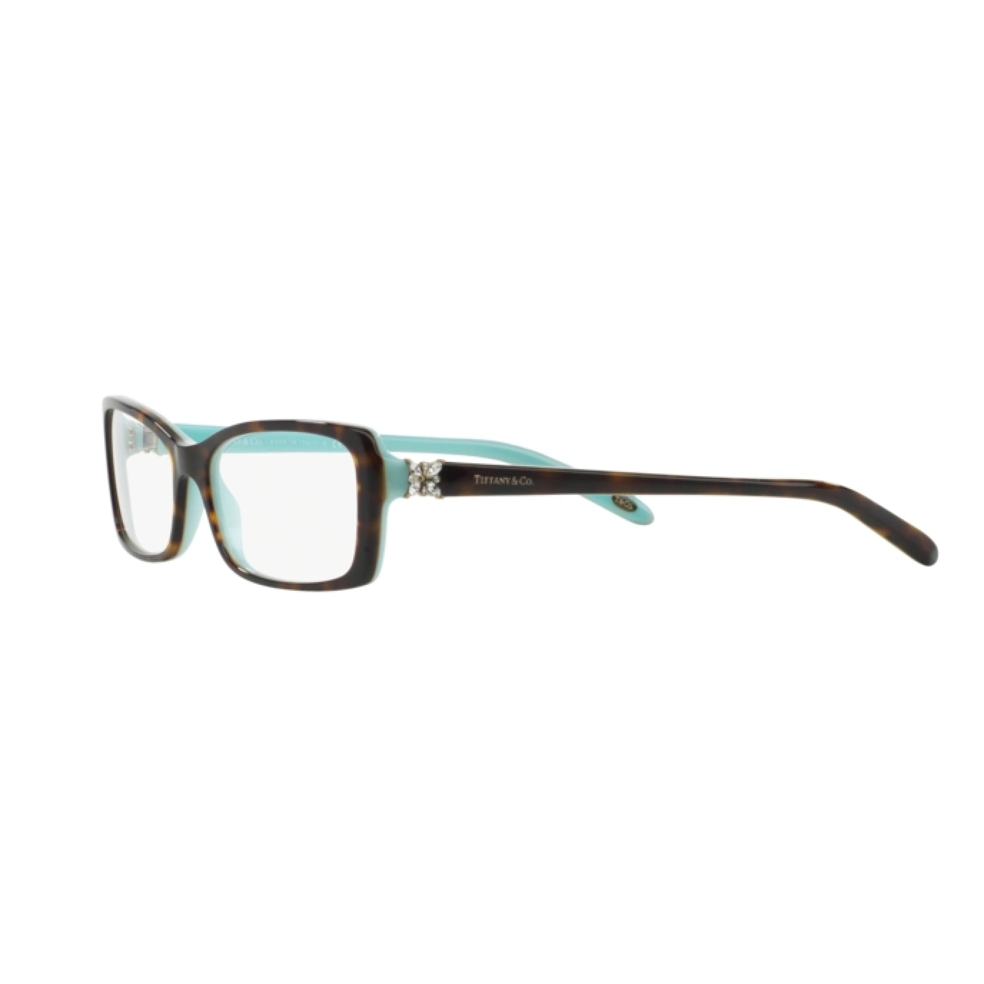TIFFANY TF 2091B - 8134 TOP HAVANA / BLU | OCCHIALE DA VISTA DONNA | CALIBRO 53
