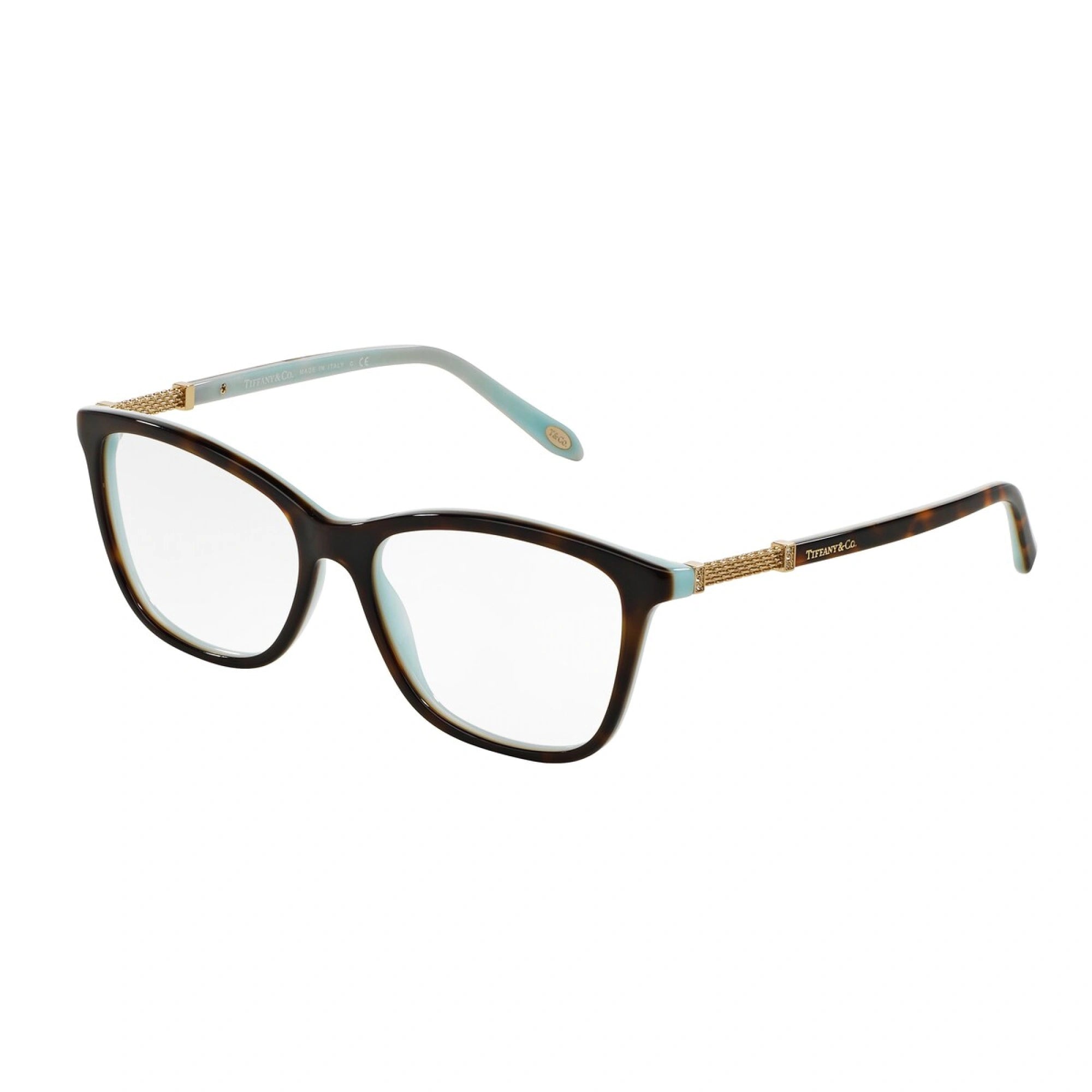 TIFFANY TF 2116B - 8134 HAVANA / BLU | OCCHIALE DA VISTA DONNA | CALIBRO 53
