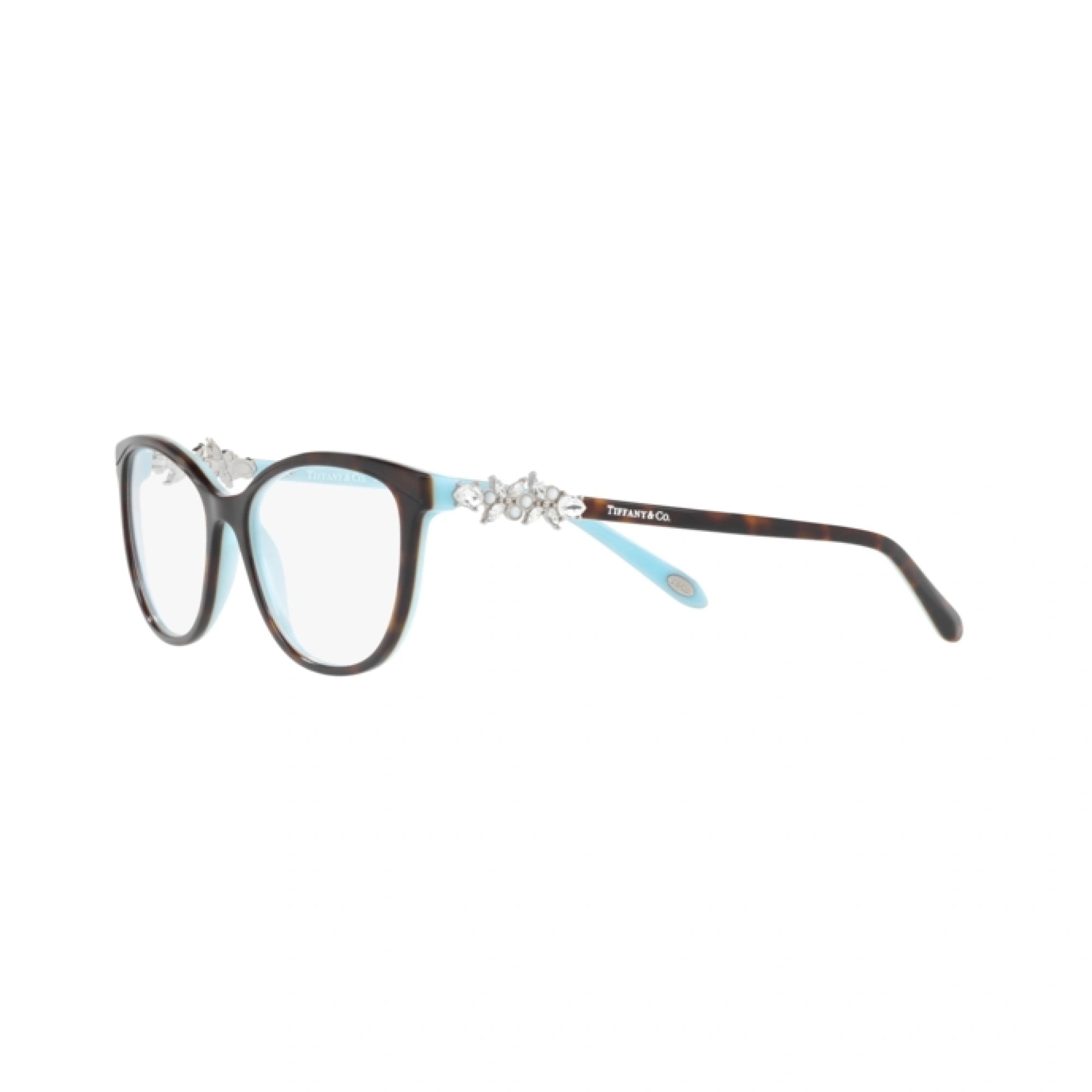 TIFFANY TF 2144HB - 8134 HAVANA / BLU | OCCHIALE DA VISTA DONNA | CALIBRO 54